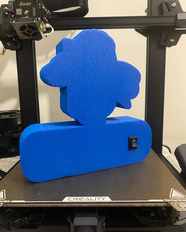 Candeeiro Personalizado Dragão 3D com Nome e Iluminação 4